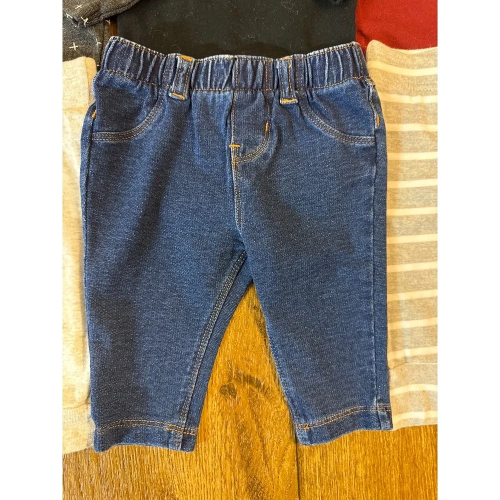 Baby Boy 0/3 Months Outfits Pants Long Sleeve Shirts Bodysuit Clothes Lot‎ Dad